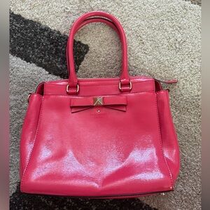 BRAND NEW Kate Spade Patent Leather Pink Handbag with Adjustable strap